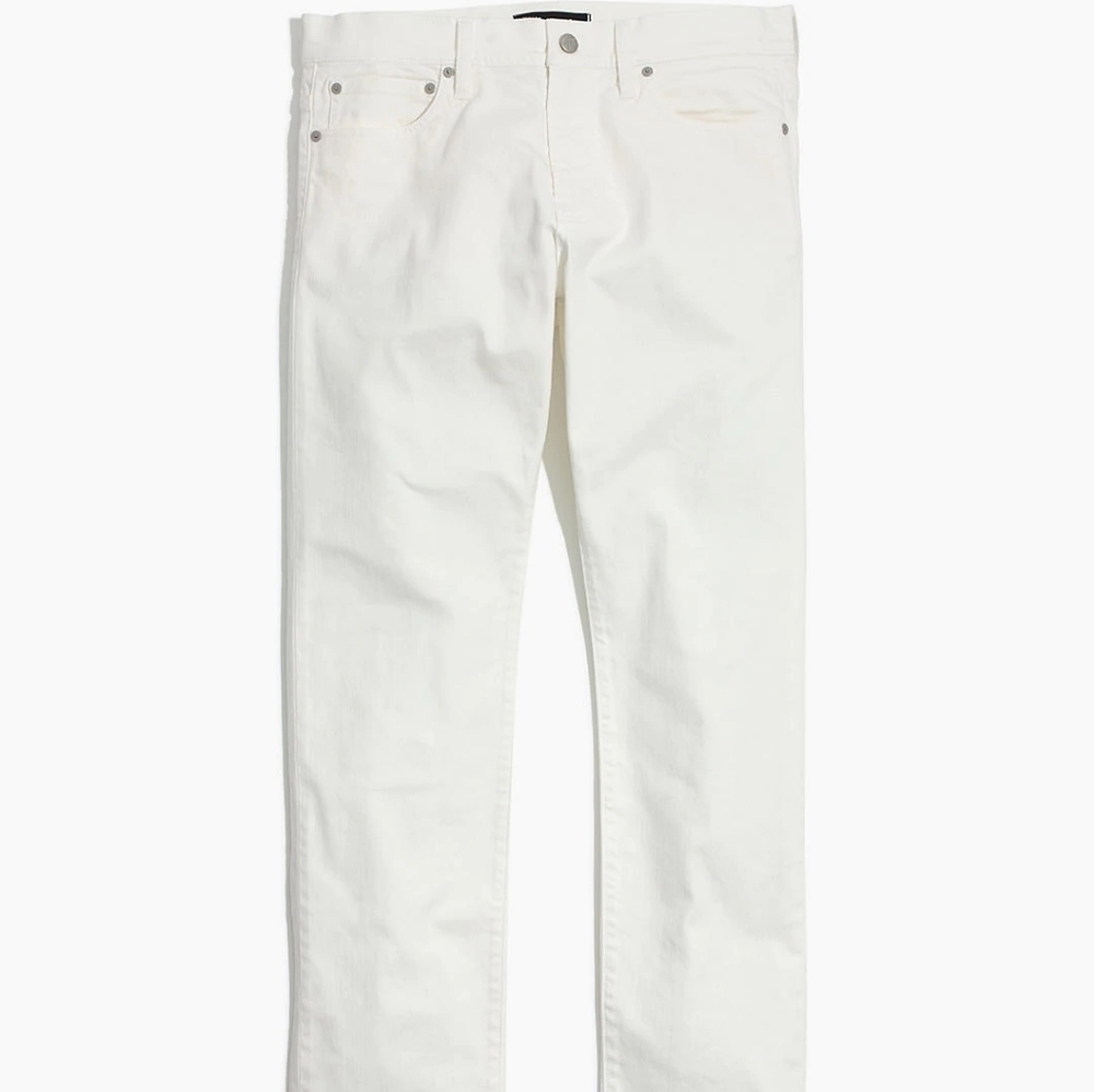 Madewell Slim Everyday Flex JeansTile White L4241